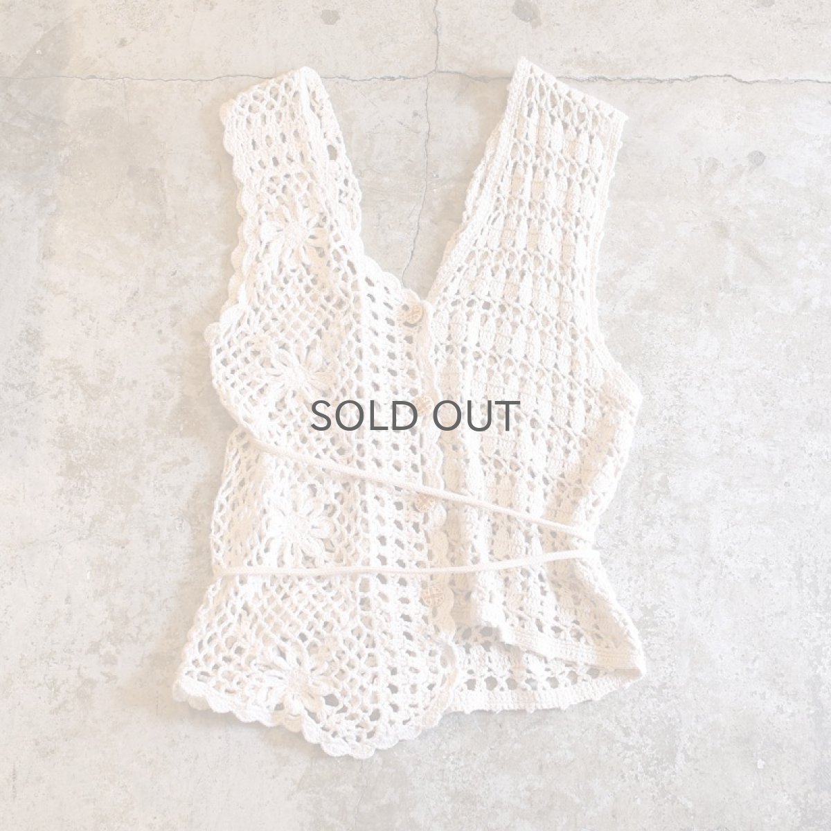 画像2: 【Wiz&Witch】CACHE COEUR HAND KNIT TOPS / OS (2)