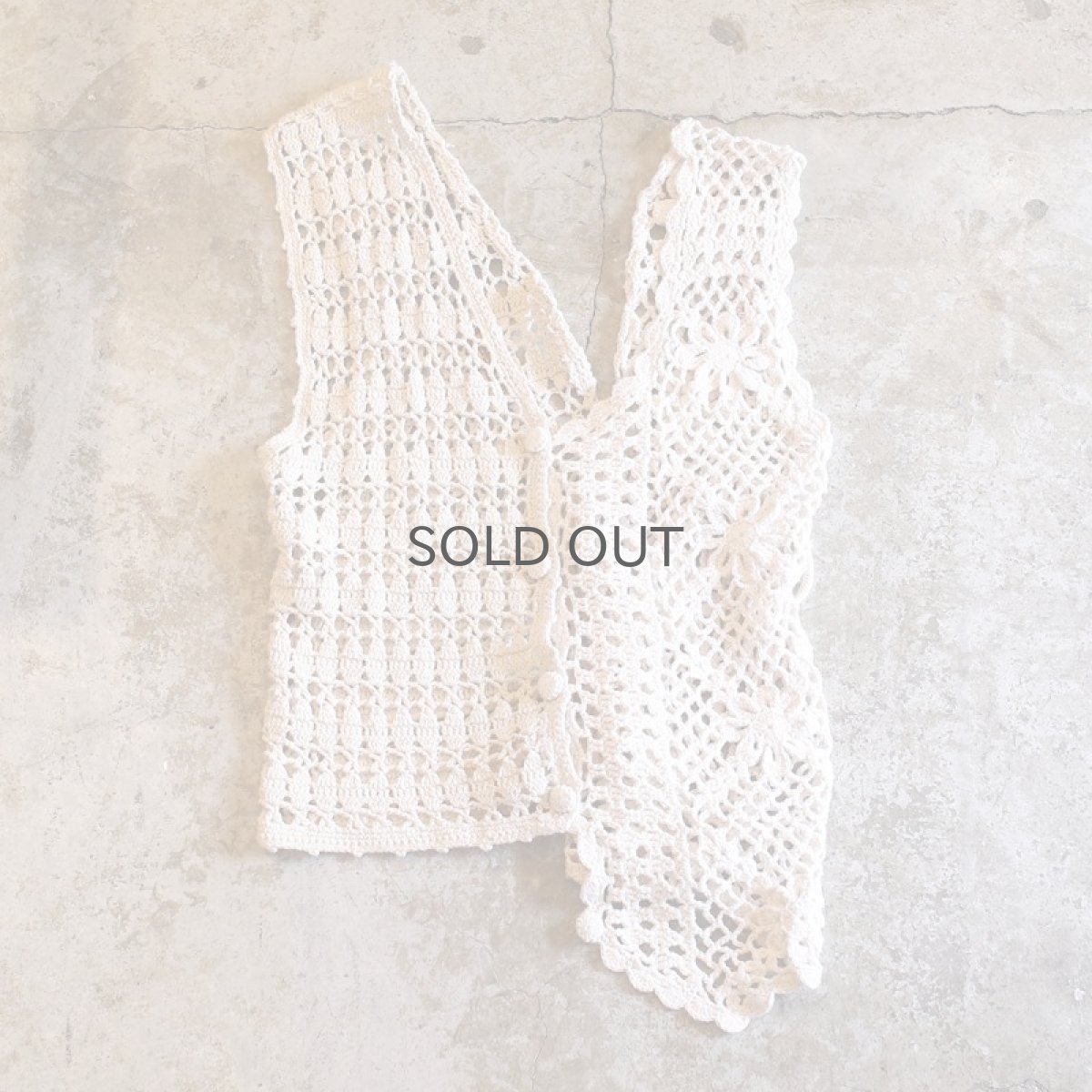 画像2: 【Wiz&Witch】CACHE COEUR HAND KNIT TOPS / OS (2)