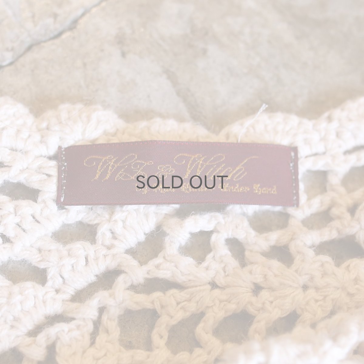 画像6: 【Wiz&Witch】CACHE COEUR HAND KNIT TOPS / OS (6)