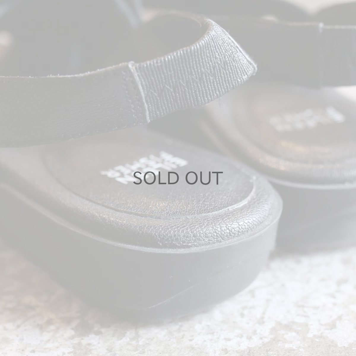 画像5: CROSS DESIGN HEEL STRAP SANDAL / 8M (5)