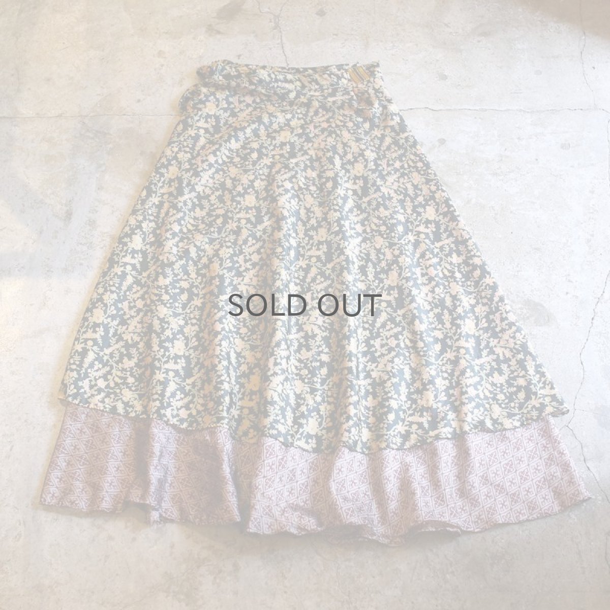 画像2: 【Wiz&Witch】"UNITED" WRAP SKIRT / FREE (2)