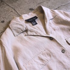 画像3: LINEN DESIGN L/S SHIRT / Ladies S (3)