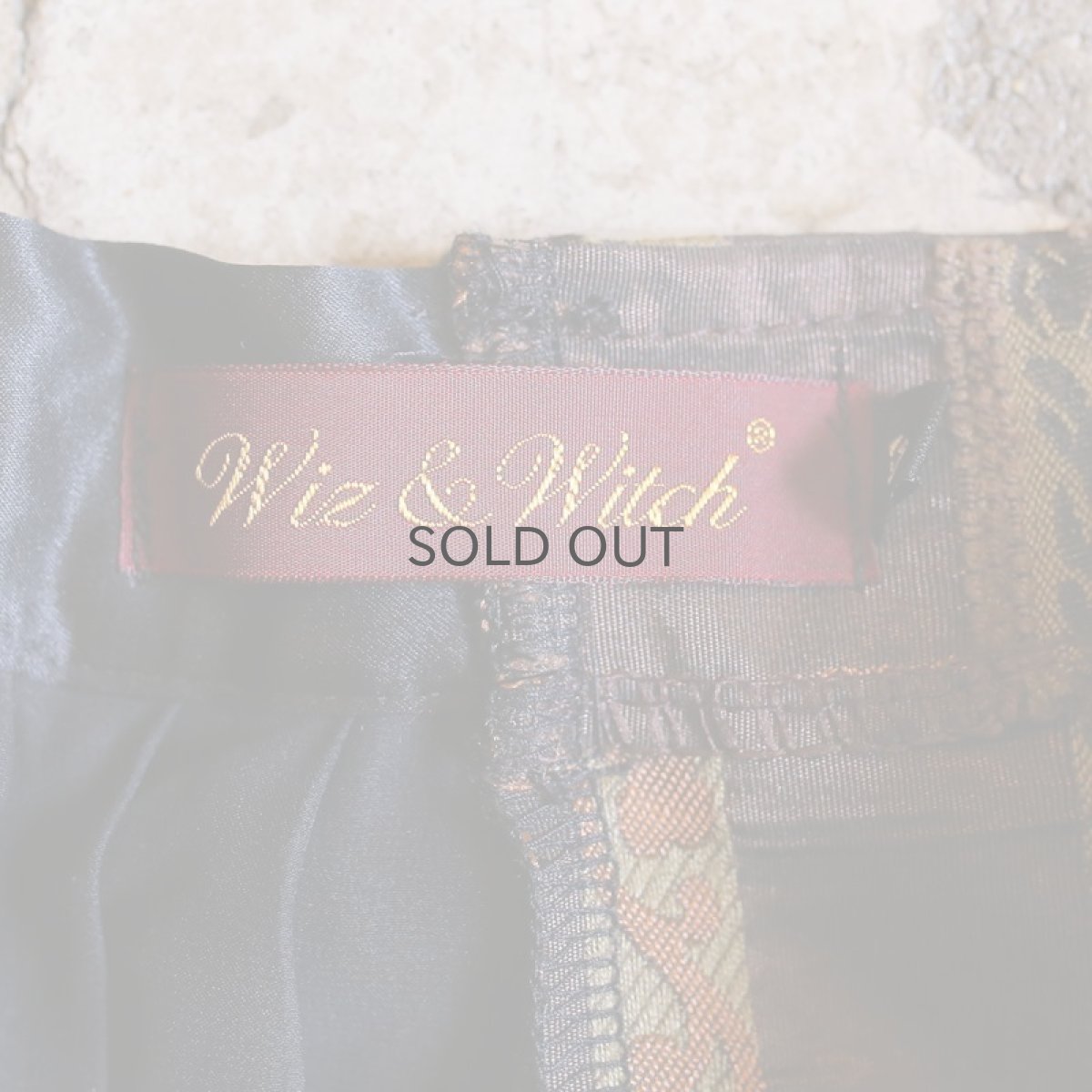 画像6: 【Wiz&Witch】"UNITED" WRAP SKIRT / FREE (6)