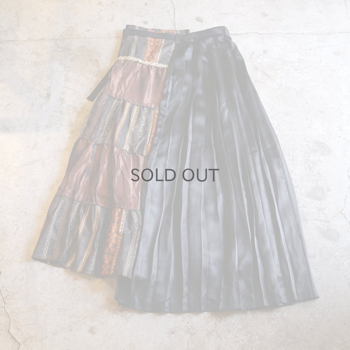 画像2: 【Wiz&Witch】"UNITED" WRAP SKIRT / FREE (2)