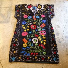 画像1: VINTAGE EMBROIDERY DESIGN ONE-PIECE / Ladies M~L (1)