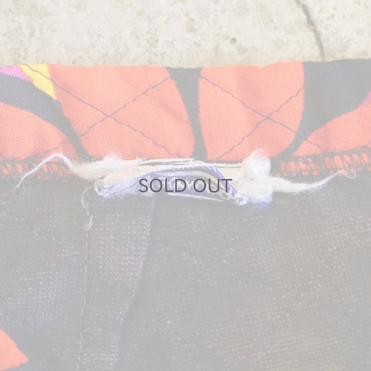 画像6: 1960~70's VINTAGE QUILTING WRAP SKIRT / FREE (6)