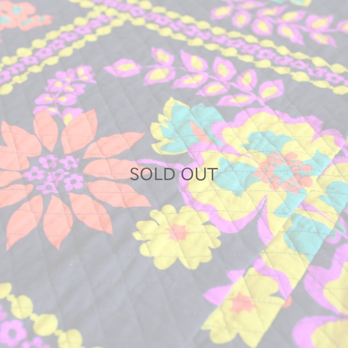 画像4: 1960~70's VINTAGE QUILTING WRAP SKIRT / FREE (4)