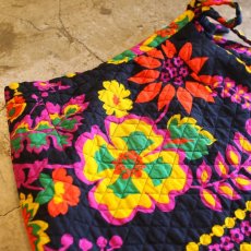 画像3: 1960~70's VINTAGE QUILTING WRAP SKIRT / FREE (3)