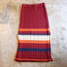 画像1: 【FREE PEOPLE】BORDER DESIGN SKIRT / W27~ (1)