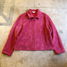 画像1: UNEVEN DESIGN RAYON JACKET / Ladies XL (1)