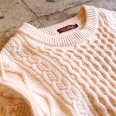 画像3: 【Wiz&Witch】"WEIRD" BACK DESIGN ALAN KNIT / OS (3)