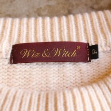 画像6: 【Wiz&Witch】"WEIRD" BACK DESIGN ALAN KNIT / OS (6)