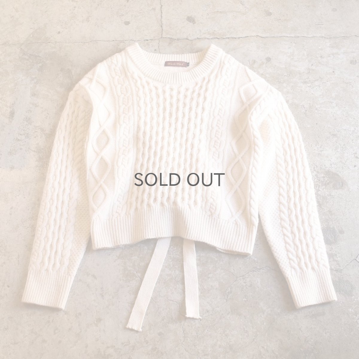 画像2: 【Wiz&Witch】"WEIRD" BACK DESIGN ALAN KNIT / OS (2)