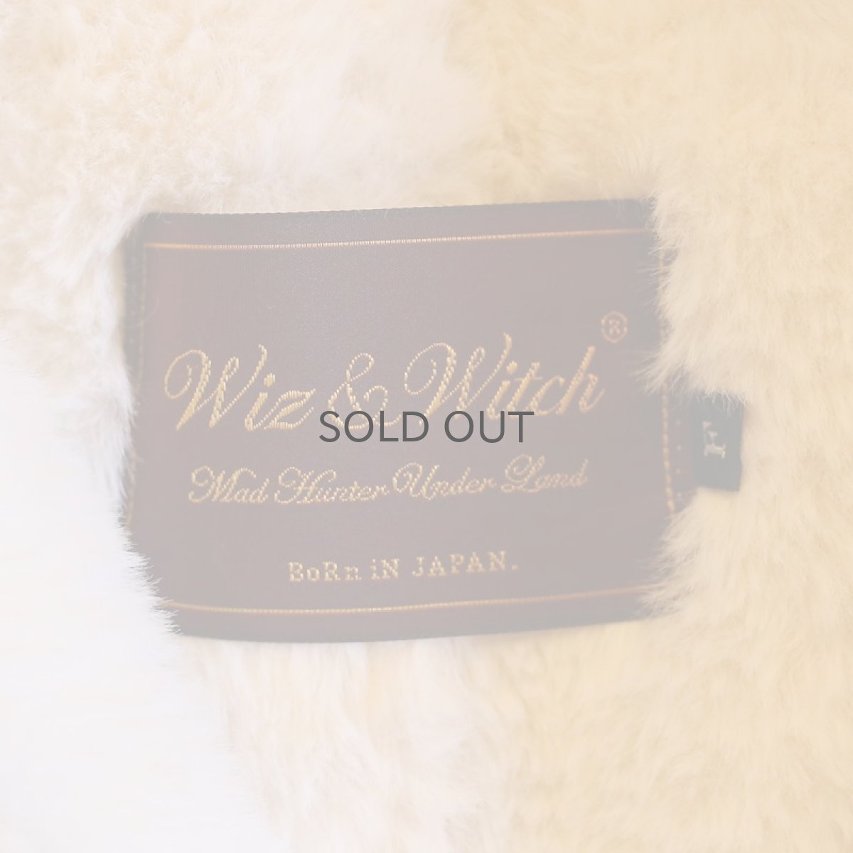 画像6: 【Wiz&Witch】"THE U.K" FAUX MOUTON BUFFALO SHORT COAT / WHITE (6)