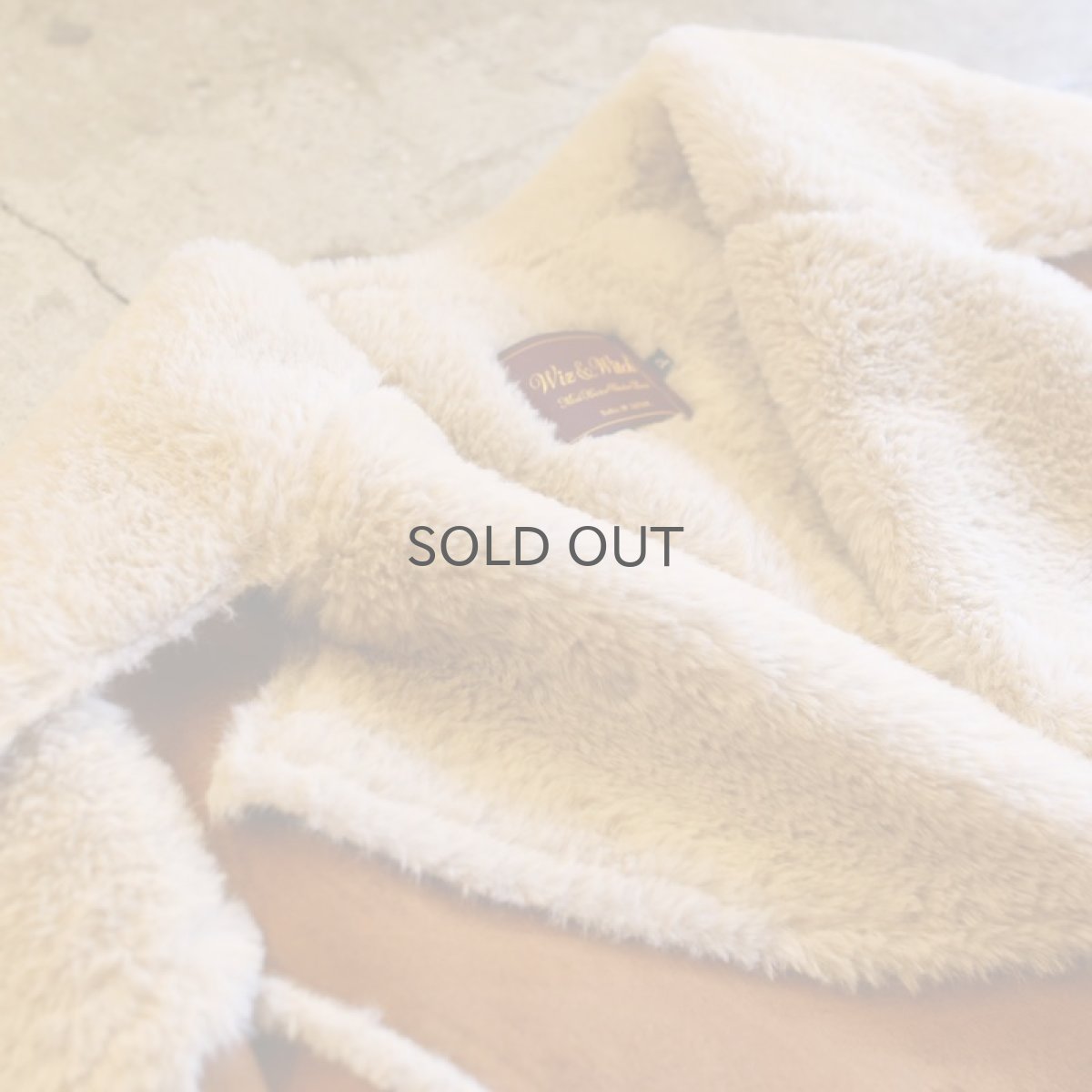 画像3: 【Wiz&Witch】"THE U.K" FAUX MOUTON BUFFALO SHORT COAT / BROWN (3)