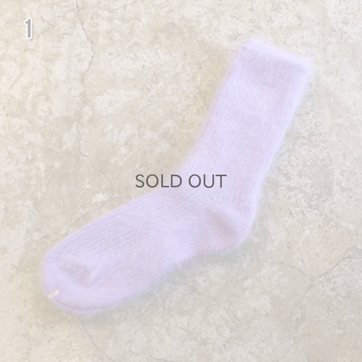 画像2: UNDERLAND SOUVENIR "MOHAIR SOCKS" (2)