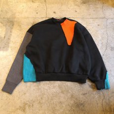 画像1: 【Wiz&Witch】"UNITED" COLOR KNIT MIX SWEATER  / OS (1)