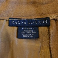 画像6: 【RALPH LAUREN】CAMEL HAIR SLACKS / W29 / MADE IN ITALY (6)