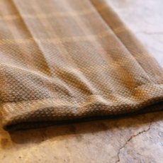 画像5: 2TUCK DESIGN CHECK PANTS / W27 / MADE IN ITALY (5)