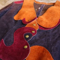 画像4: 1970's VINTAGE SUEDE DESIGN JACKET / Ladies S (4)