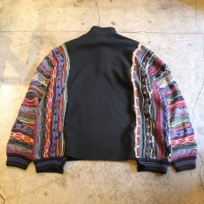 画像2: 【Wiz&Witch】"UNITED" TWO FACE HALF ZIP KNIT / OS (2)