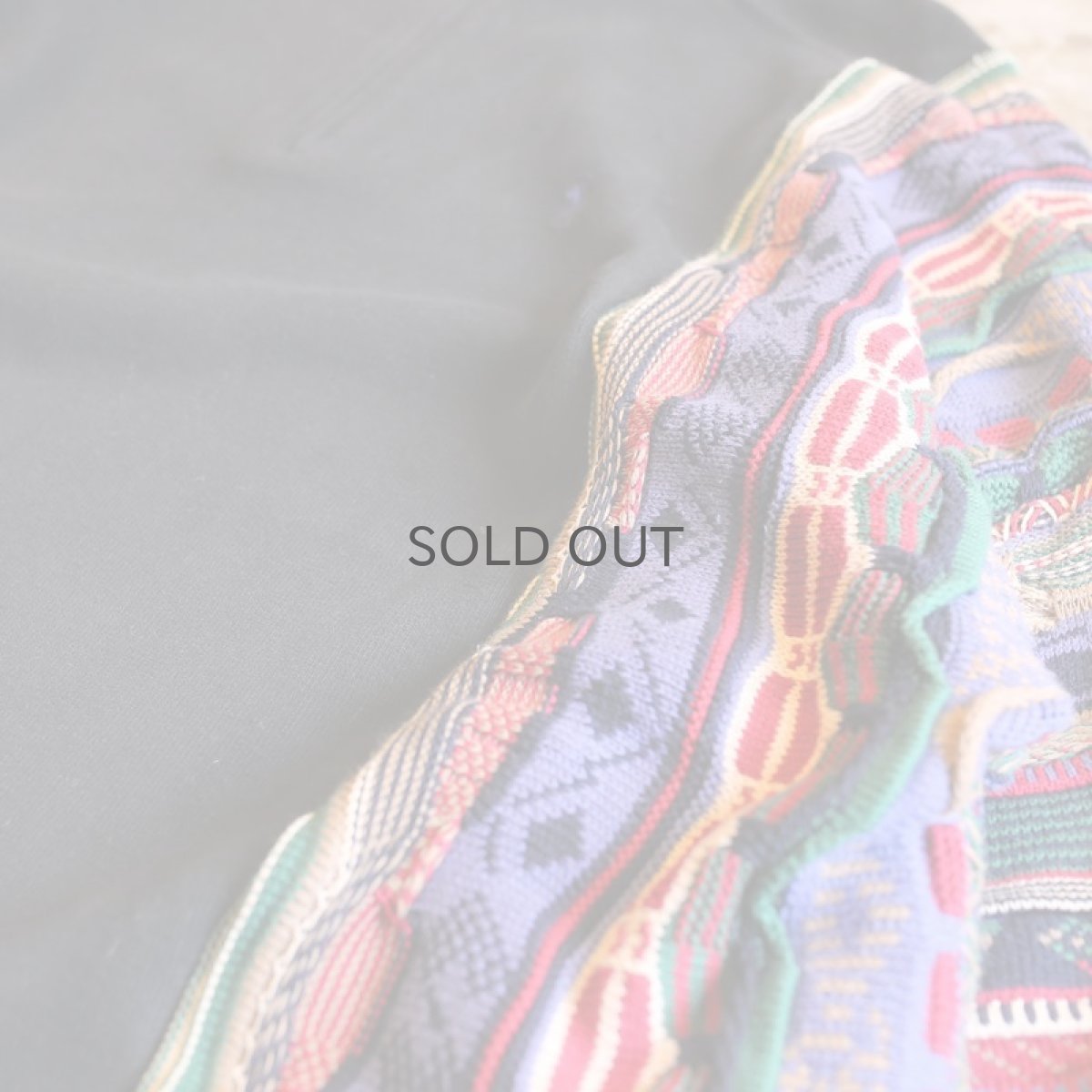 画像4: 【Wiz&Witch】"UNITED" TWO FACE HALF ZIP KNIT / OS (4)