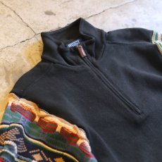 画像3: 【Wiz&Witch】"UNITED" TWO FACE HALF ZIP KNIT / OS (3)