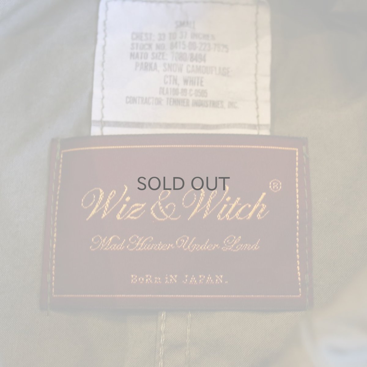 画像6: 【Wiz&Witch】"DIRTY BEAUTIFUL" FISHTAIL ARMY COAT / OS (6)