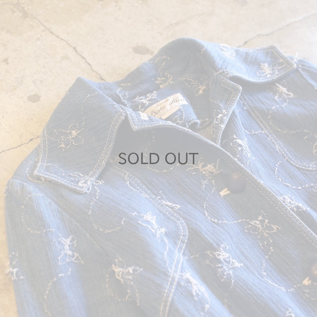 画像3: STITCH DESIGN DENIM JACKET / Ladies M (3)