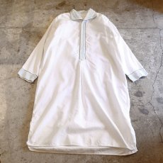 画像1: VINTAGE HALF BUTTON DESIGN ONE-PIECE / Ladies M (1)