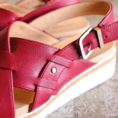 画像4: CROSS DESIGN HEEL STRAP SANDAL / 7.5 (4)