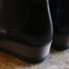 画像5: SIDE GORE DESIGN LEATHER BOOTS / 39 / MADE IN SPAIN (5)