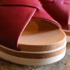画像3: CROSS DESIGN HEEL STRAP SANDAL / 7.5 (3)