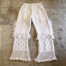 画像2: 【Wiz&Witch】VINTAGE LACE FLARE PANTS / W23~ (2)