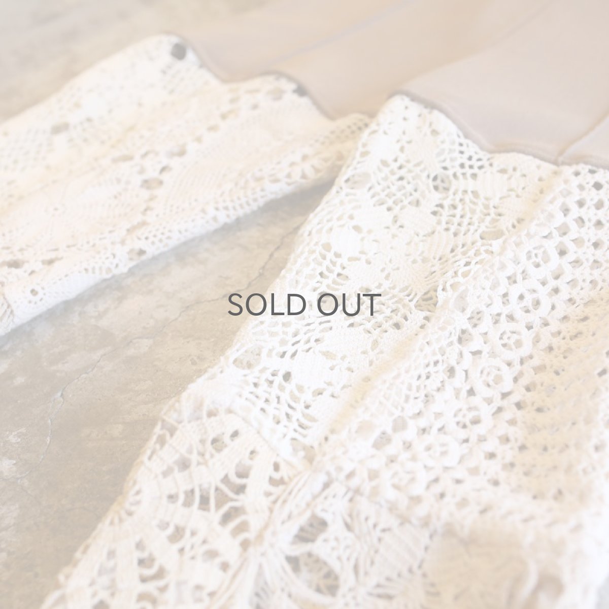 画像4: 【Wiz&Witch】VINTAGE LACE FLARE PANTS / W26~ (4)