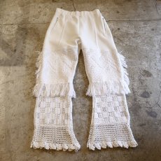 画像1: 【Wiz&Witch】VINTAGE LACE FLARE PANTS / W23~ (1)