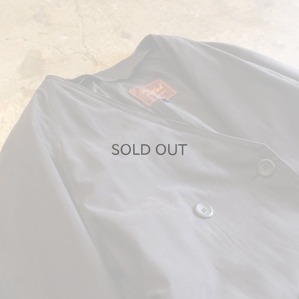 画像3: 【Wiz&Witch】COLLARLESS TRENCH COAT / OS (3)