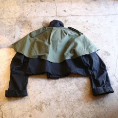 画像2: 【Wiz&Witch】VINTAGE FRENCH MILITARY 2TONE SHORT JACKET / OS (2)