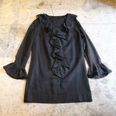 画像1: DESIGN FRILL BLOUSE / Ladies S (1)