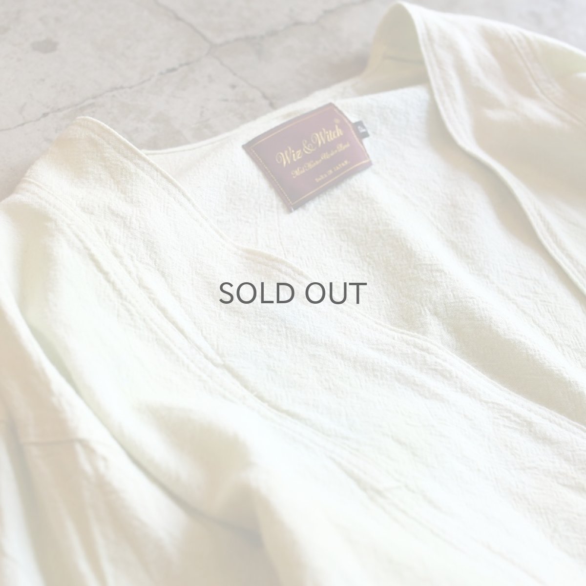 画像3: 【Wiz&Witch】"CANVAS" OVER DYE N/C LINEN JACKET / OS (3)