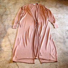 画像1: DESIGN SILK LONG CARDIGAN / Ladies S (1)