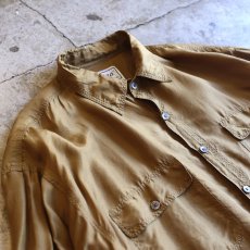 画像3: DESIGN L/S SILK OVER SHIRT / Ladies M (3)