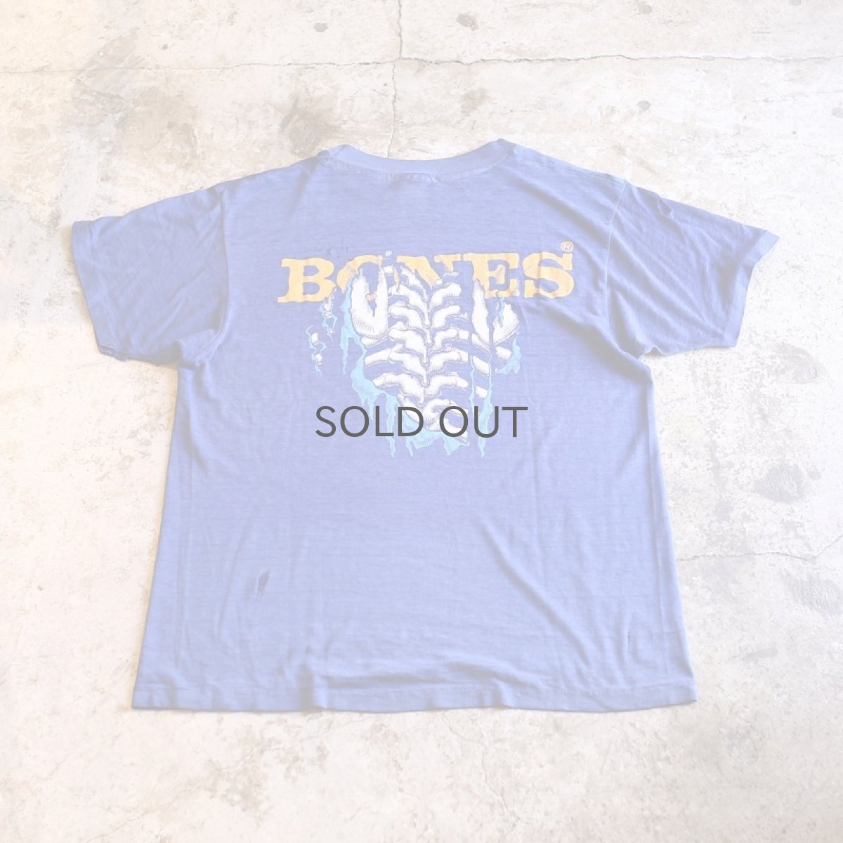 画像2: 1980's POWELL PERALTA　BONES TEE / Mens L / MADE IN USA (2)
