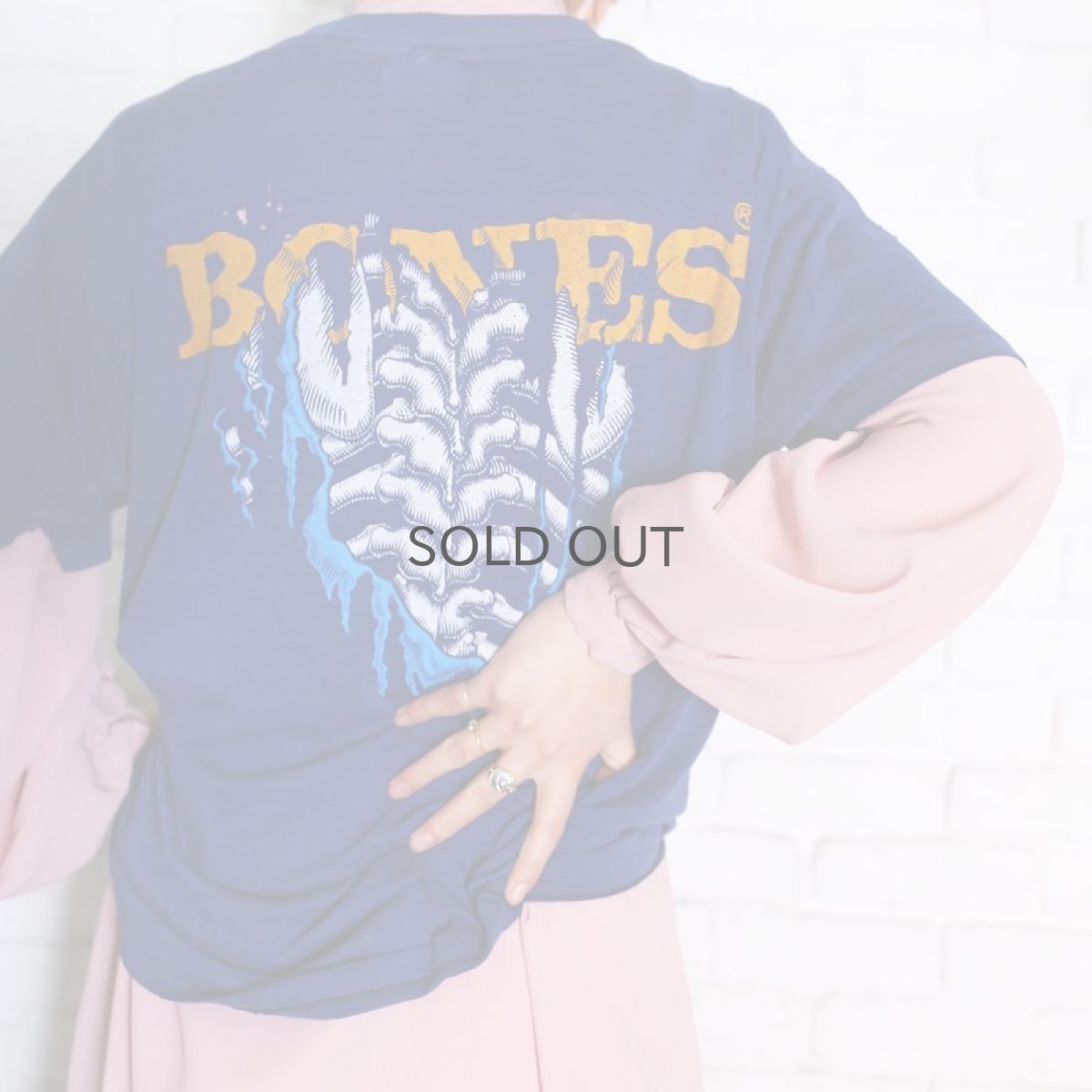 画像7: 1980's POWELL PERALTA　BONES TEE / Mens L / MADE IN USA (7)