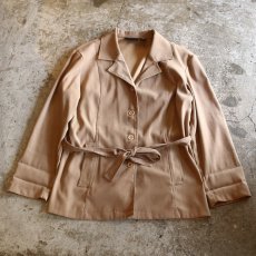 画像1: BELT DESIGN JACKET / Ladies S (1)