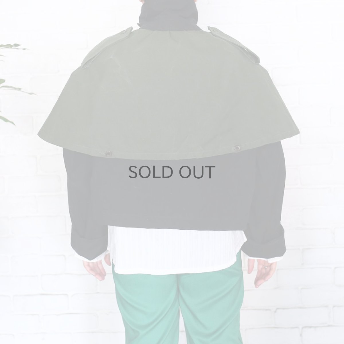 画像3: 【Wiz&Witch】VINTAGE FRENCH MILITARY 2TONE SHORT JACKET / OS (3)