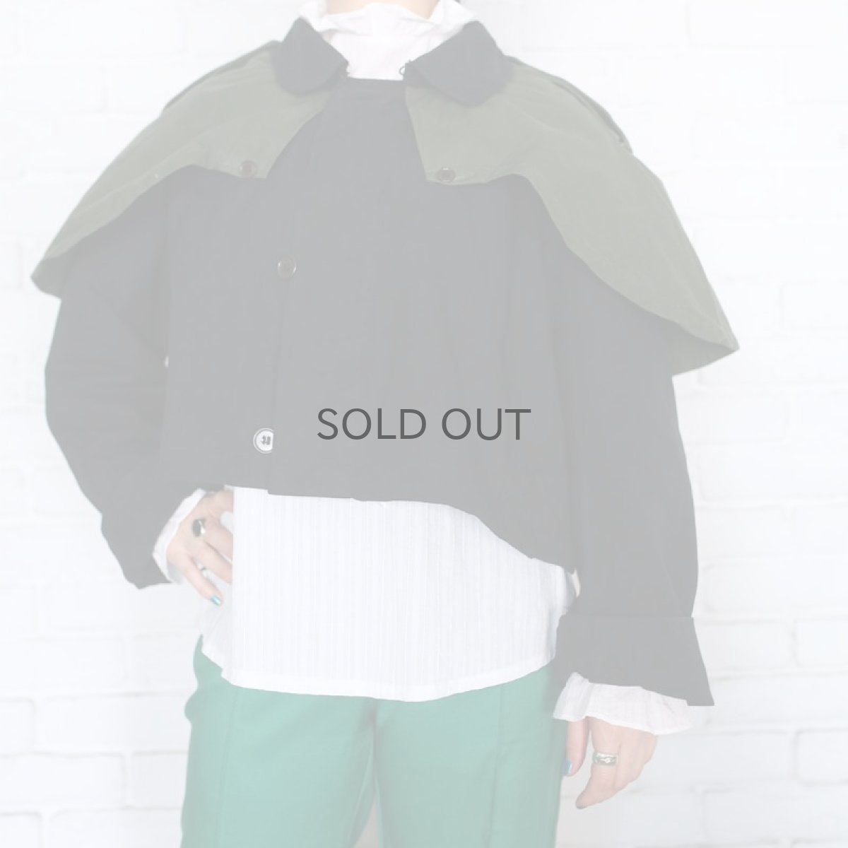 画像1: 【Wiz&Witch】VINTAGE FRENCH MILITARY 2TONE SHORT JACKET / OS (1)