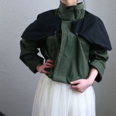 画像4: 【Wiz&Witch】VINTAGE FRENCH MILITARY 2TONE SHORT JACKET / OS (4)