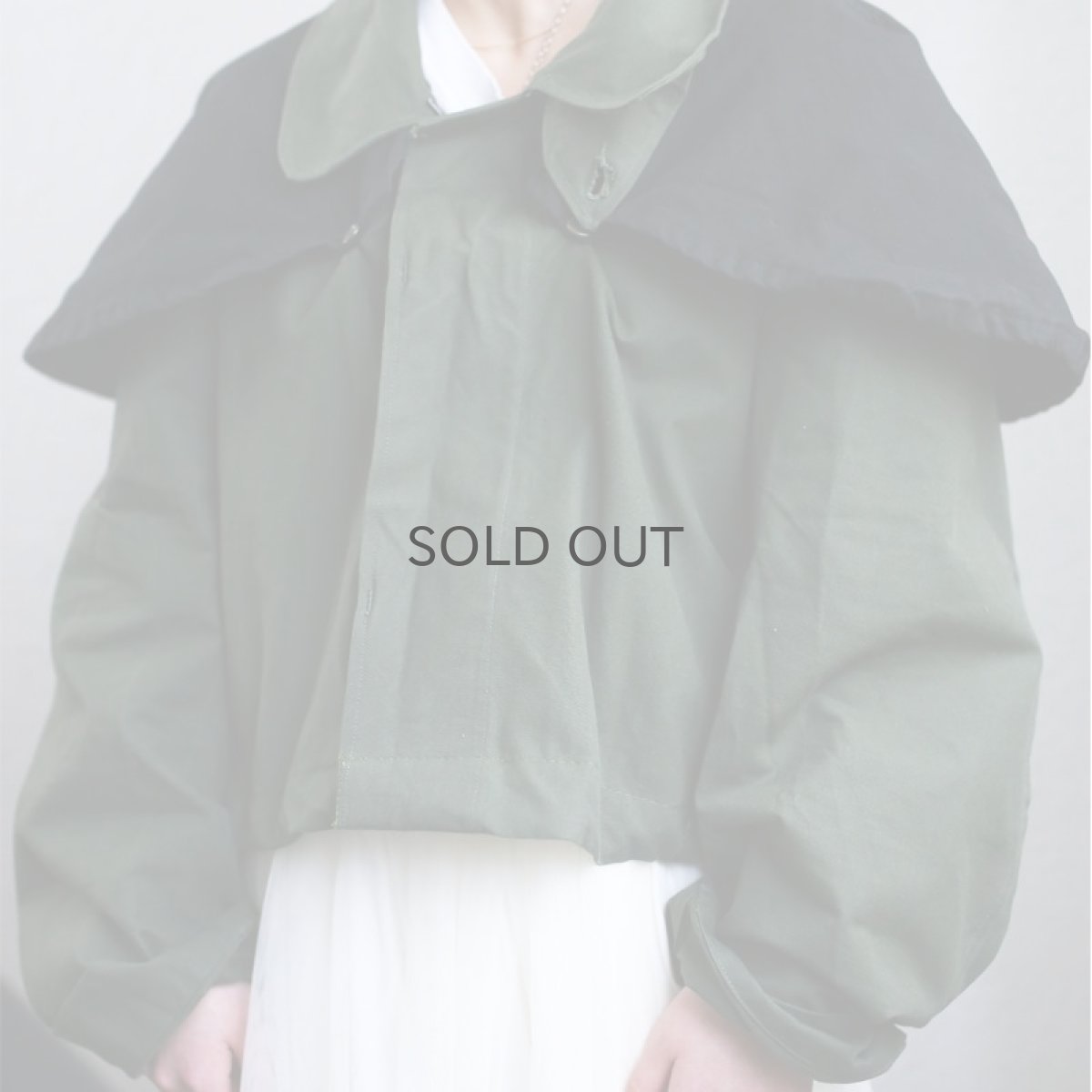 画像5: 【Wiz&Witch】VINTAGE FRENCH MILITARY 2TONE SHORT JACKET / OS (5)