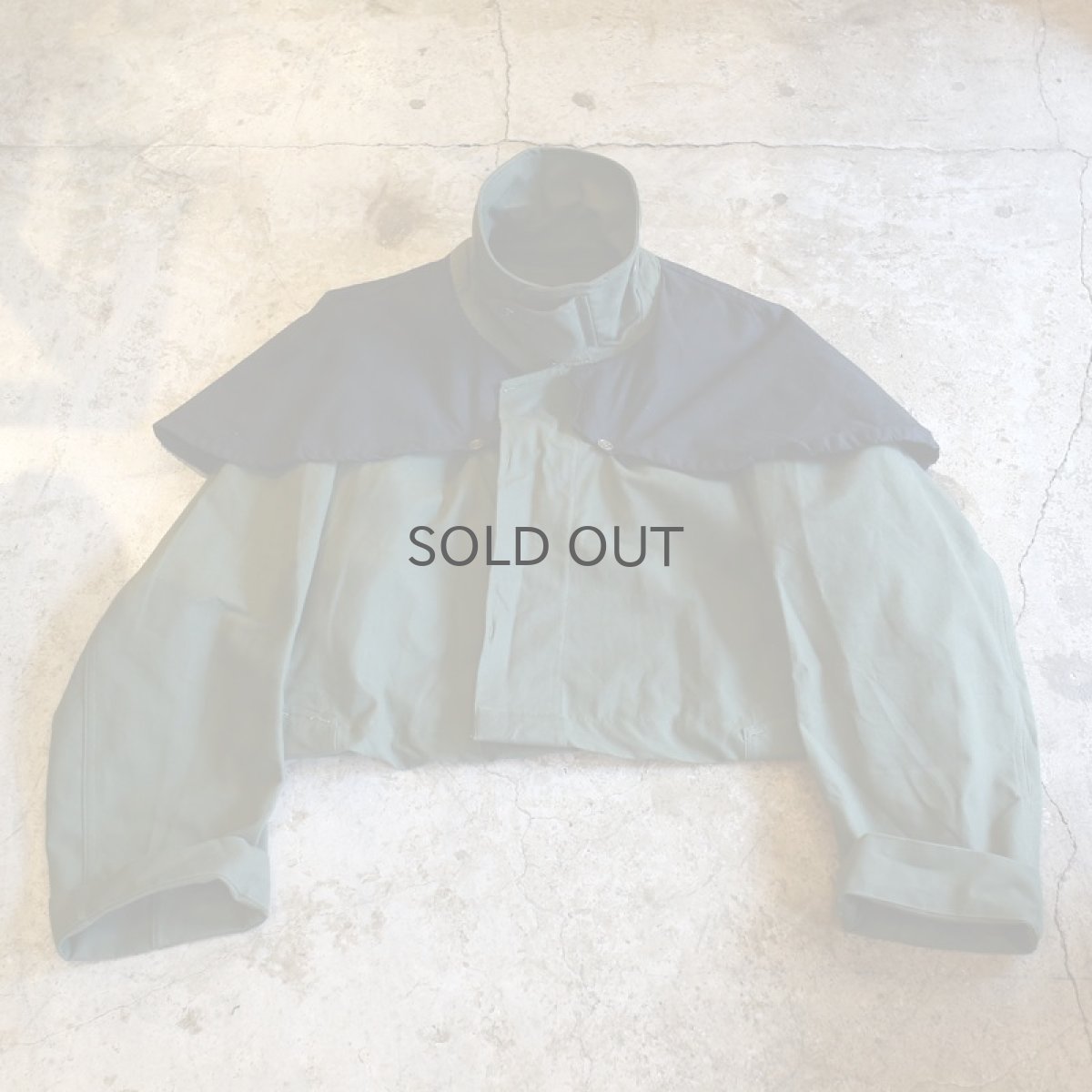 画像7: 【Wiz&Witch】VINTAGE FRENCH MILITARY 2TONE SHORT JACKET / OS (7)